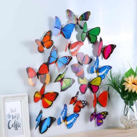 Magnet Plastic "Polored butterfly" mix 8x10 cm-1