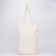 Bag-shope bulldog without lightning, without lining, 35x0.5x40 cm, beige color