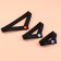 A set of adjustable elastic bands, on a button, 3 pcs, 18 mm, 25/31/43 cm, color mix