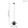 Brenda 1x40W chandelier E27