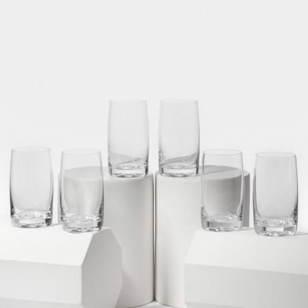 Set of glass glasses for water Pavo Aqua, 250 ml, 6 pcs