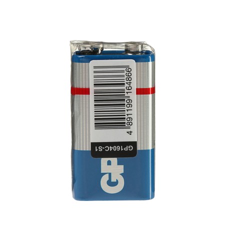 Salt battery GP PowerPlus Heavy Duty, 6F22 (1604C) -1S, 9V, Crohn, Spike, 1 pc.-1