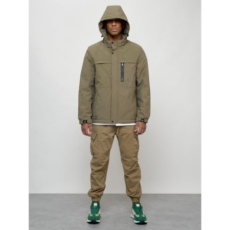 Male spring jacket, size 48, light green color-12