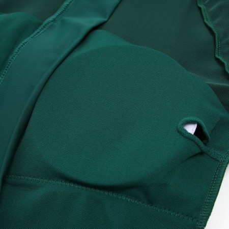 Swimsuit Women's Asset Minaku with a zipper color green, size 42-8