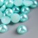Set for creativity diameter 0.9 cm "Pearls half turquoise" weight - 19 grams