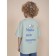 T -shirt for boys, height 92 cm, color menthol