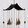 Music of wind metal "ships" 8 bells 60 cm