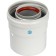 The chimney element coaxial stout SCA-6010-230100, adapter for the boiler vertical, 60/100