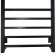 Electric towel "Sanprise" Quadro P10, 500x1000 mm, universal, black