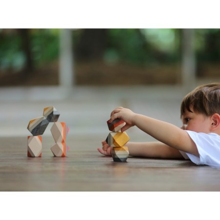Wooden designer Plan Toys "Stones"-1