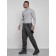 Semi-combinezone ski insulated male winter, size 54, dark gray color