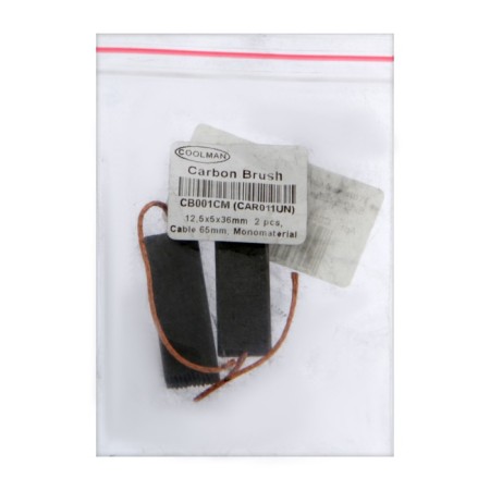 Coal brushes of the electric motor "Itaten", 5 x 12.5 x 36 mm, with a wire, 2pcs-1