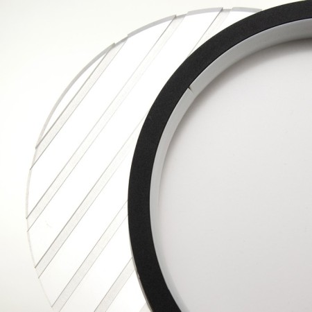 Bra "Double Circle" LED 18W 3000/4000k White 19x23x5 cm-5