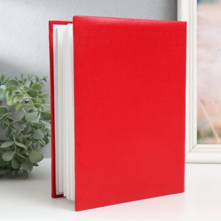 Photo album for 200 photos 10x15 cm, frame 9x13 cm "Python leather" leather mix 23x17x5.5 cm-2