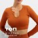 TOP with a long sleeve Minaku: Sportly; Color brown rr l