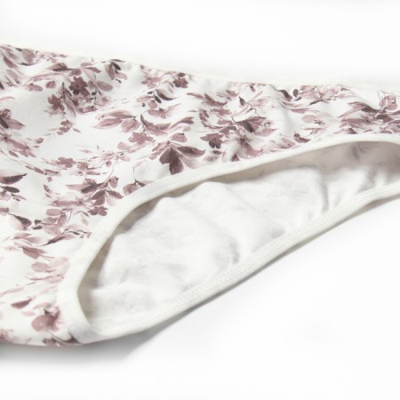 Panties women's slips Miss Beautiful, white/beige print, rr XXL (52-54)-1