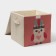 Stellid box for storage with a lid "Owl-Indian", 29 × 29 × 28.5 cm