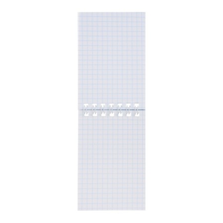 Notepad A7, 40 sheets in a cage on the crest "Figures", cover Combined Cardboard, OFSET BOLK, MIX-4