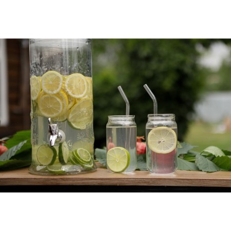 Glass glass with a cover "Basis", 400 ml-9