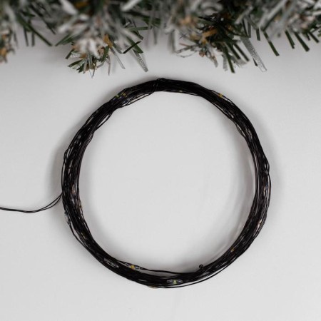 Garland "thread" 5 m Rosa, IP20, black thread, 50 LED, glow of multi, USB-1