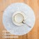 Serving napkin on the Tesen table, d = 36 cm
