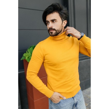 Jumper male ise, size 54, yellow color-13