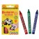 Locks wax 6 colors, "kalyaka-small", three-sided