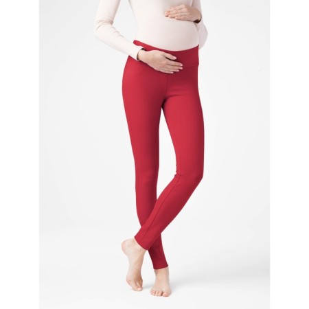 Pregnant Jeggins Conte Elegant Cosmo Belly, size XL, RISKY RED color