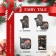 New Year. Set of kitchen Ethel Wonder Christmas mittens 20x28cm, 19x19cm selection, 100%HL
