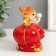 Piggy bank Polystone "Fiery Dragon with Crown" mix 11.5x7x9 cm