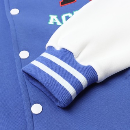 Male Bombber is formed, the color is bright blue, size 52 (2xl)-5