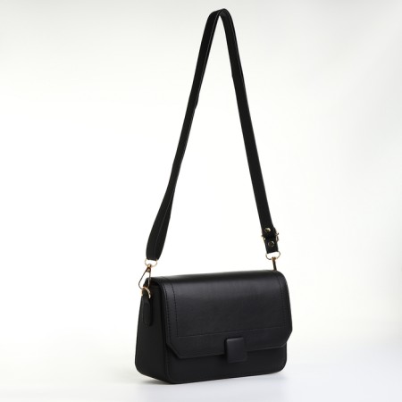 Bag Women's Messenger on Magnet, Black Color-3