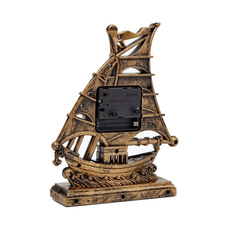 Clock - desktop clipper, discrete move, dial d -7.5 cm, 17 x 21.5 cm-2