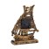 Clock - desktop clipper, discrete move, dial d -7.5 cm, 17 x 21.5 cm