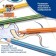 Caucal pencils 12 colors, bic "Kids Evolution Stripes", plastic, children's