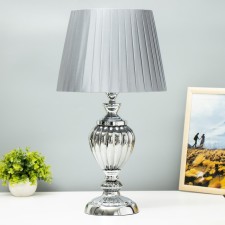 Avtital table lamp E27 40W silver 29.5x29.5x55 cm Risalux