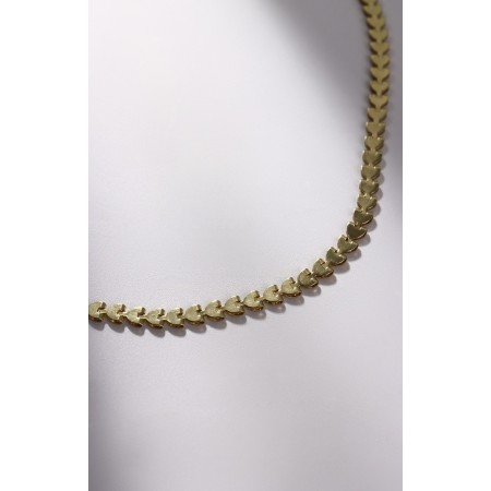 Choker "Antiquity" disk, color gold, l = 37 cm-2