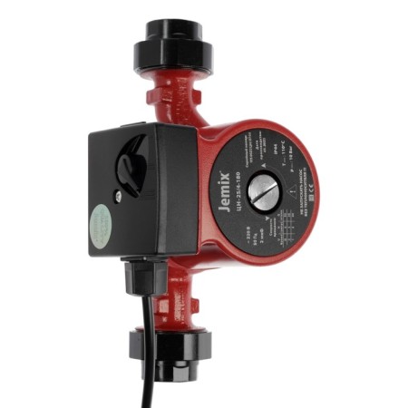 Circulation pump Jemix WRS-25/4-180, 70/50/35 W, pressure 4 m, 50/35/22 l/min, cable 6 m