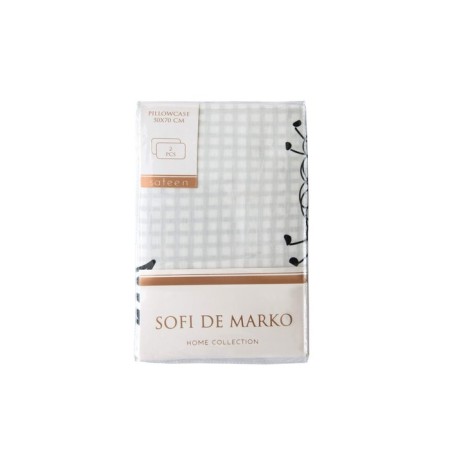 Dolly pillowcase, size 50x70 cm - 2 pcs, white color-1