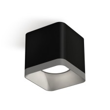 Lumber of the overhead Ambrella Light, XS7806003, MR16 Gu5.3, Gu10 LED 10 W, Black Sand, silver sand