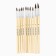 Drawing brush, set of protein round, 10 pcs. No. 1.2,3,4,5,6,7,8,9,10 Van Gogh