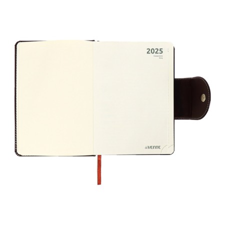 Dated diary 2024 A5 176 sheets, Devente.norwich, solid cover with artificial leather foam, lies, cream block 70 g/m2, brown-7