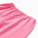 Pajamas for the girl is combed, the color is light yellow/pink, height 122-128