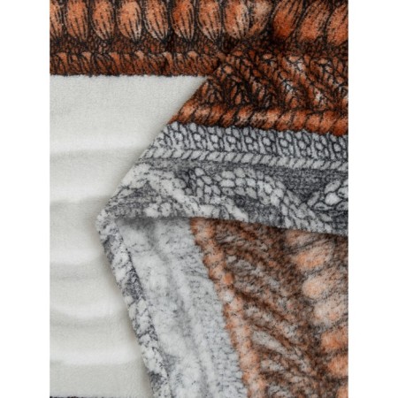 Texrepublic blanket, size 180x200 cm, beige color-3