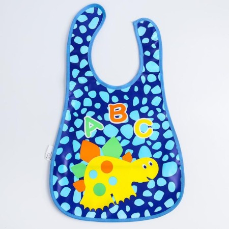 Blory for feeding waterproof on Velcro, for a boy, with a pocket, mix-10