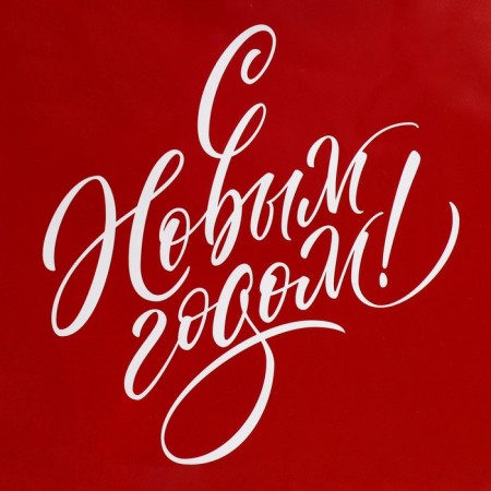 Laminated vertical packet "C NG", L 28 x 38 x 9 cm, New Year-4