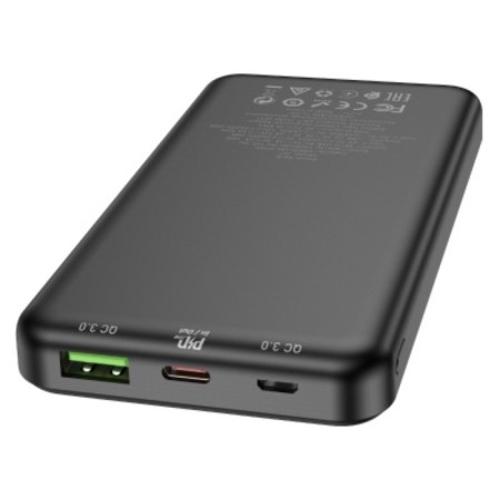 External battery Hoco J87, 10,000 mAh, 1 USB, 1 Type-C, 3 A, display, black-3