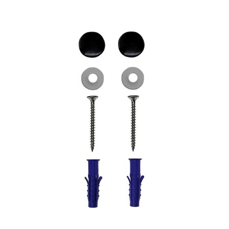 Holder for screwdrivers of various sizes, for 11 objects, wall, black-7