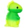 The bathroom toy "Dinosaurus", when heated, changes color