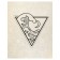 Pillow Belly “Wave in a triangle, decorative, size 16x45 cm